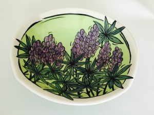 Janet Matson - lupine bowl