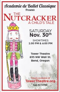The Nutcracker A Child’s Tale presented by students of Academie de Ballet Classique @ Tower Theatre