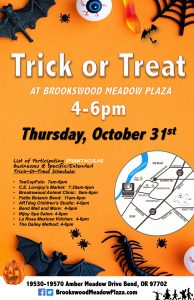 Trick or Treat at Brookswood Meadow Plaza on Halloween! @ Brookswood Meadow Plaza