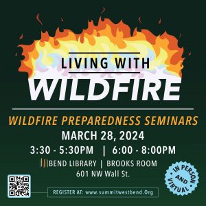 Living With Wildfire: Are You Prepared? @ Downtown Bend Library - Brooks Room