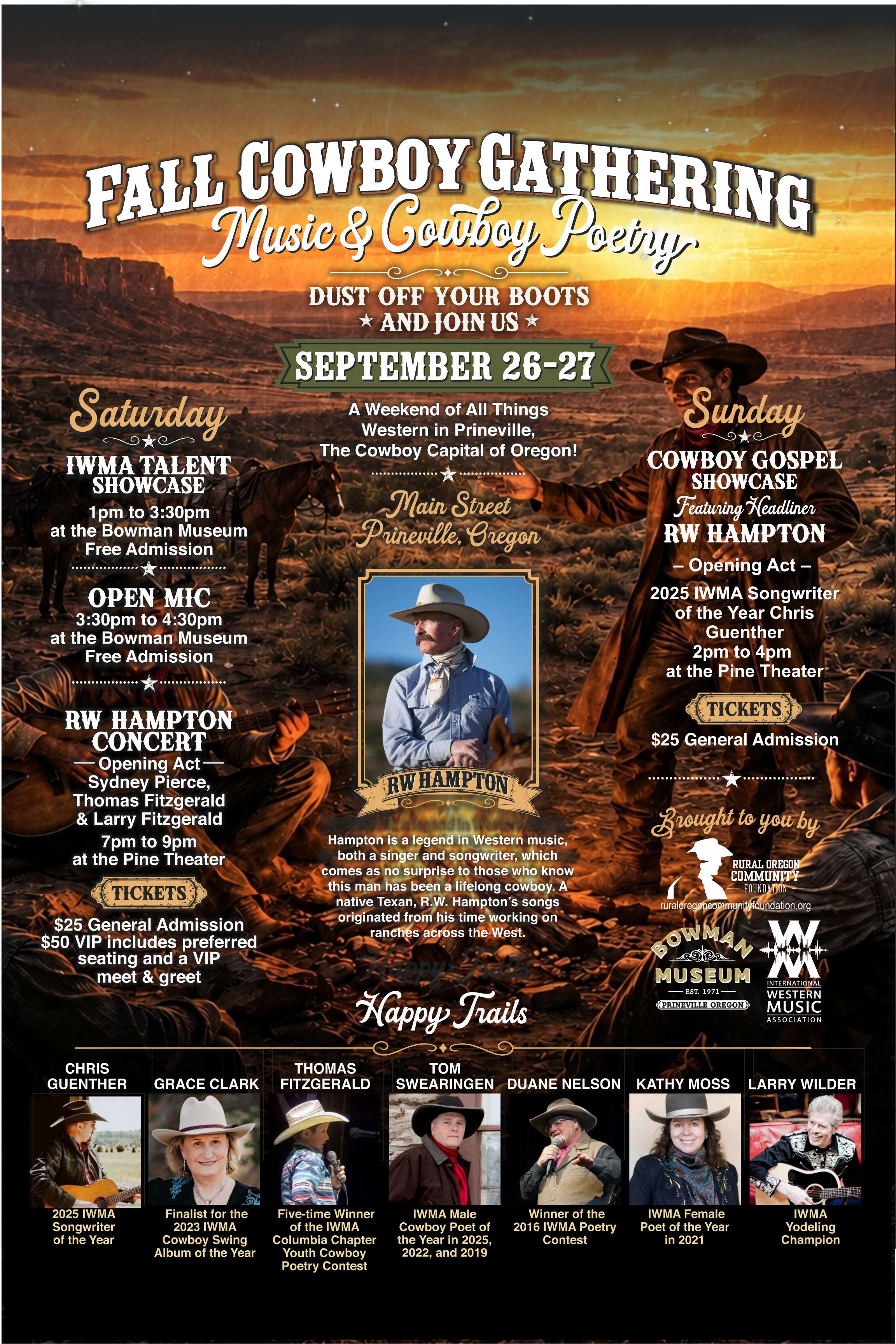 Fall Gathering, Cowboy Music & Poetry