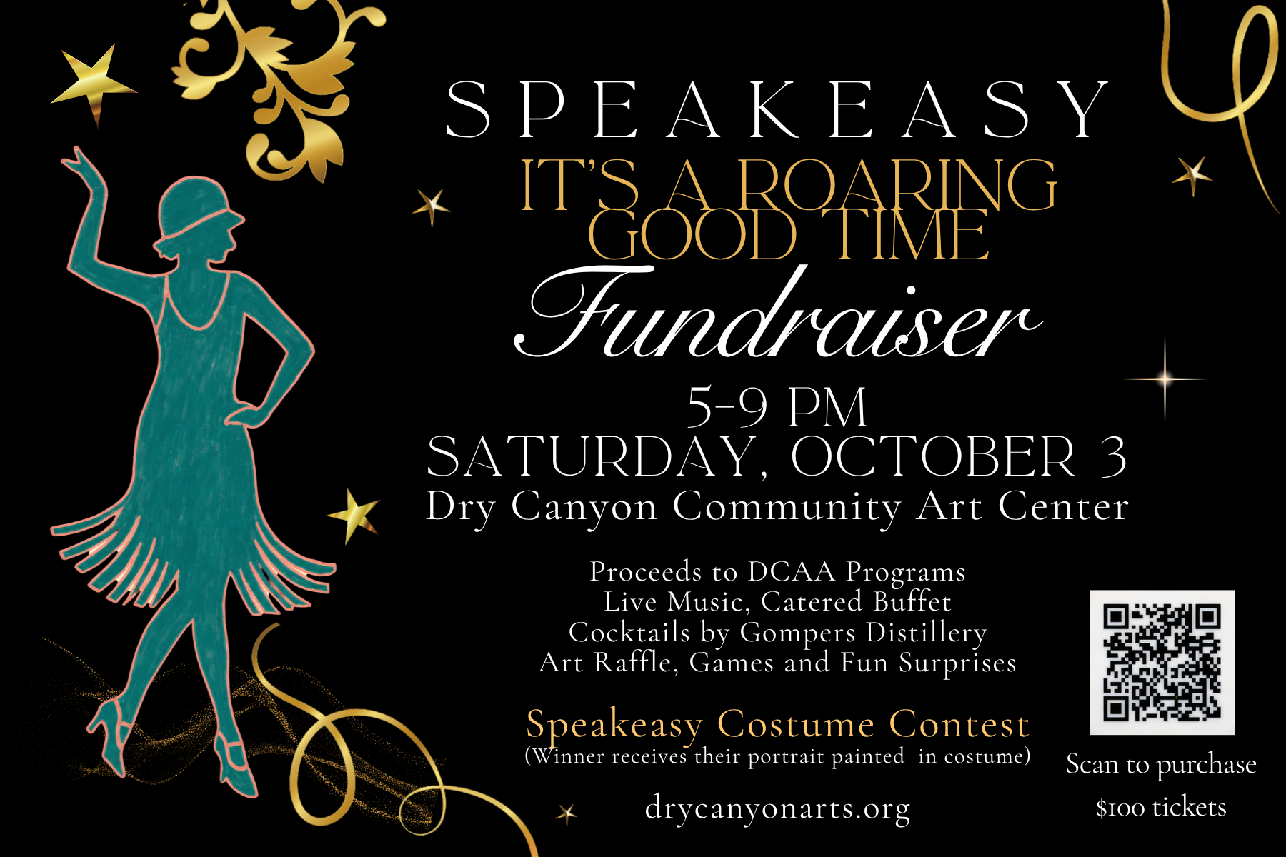 Speakeasy Fundraiser for Dry Canyon Arts