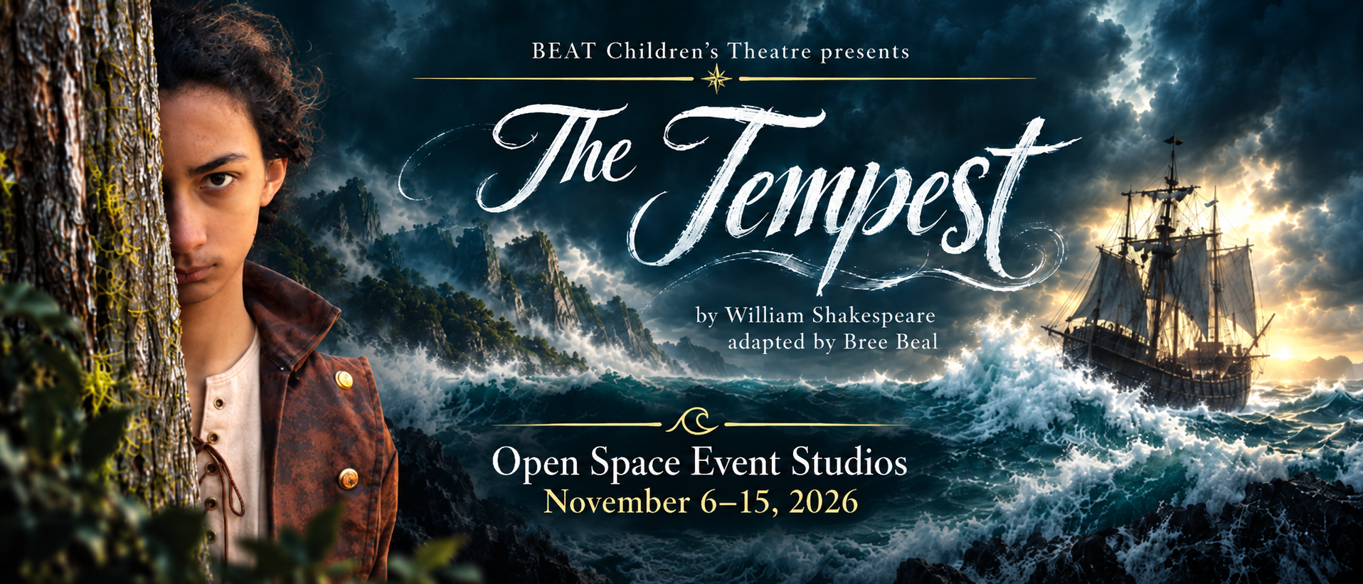 The Tempest, adapted for BEAT Children’s Theatre