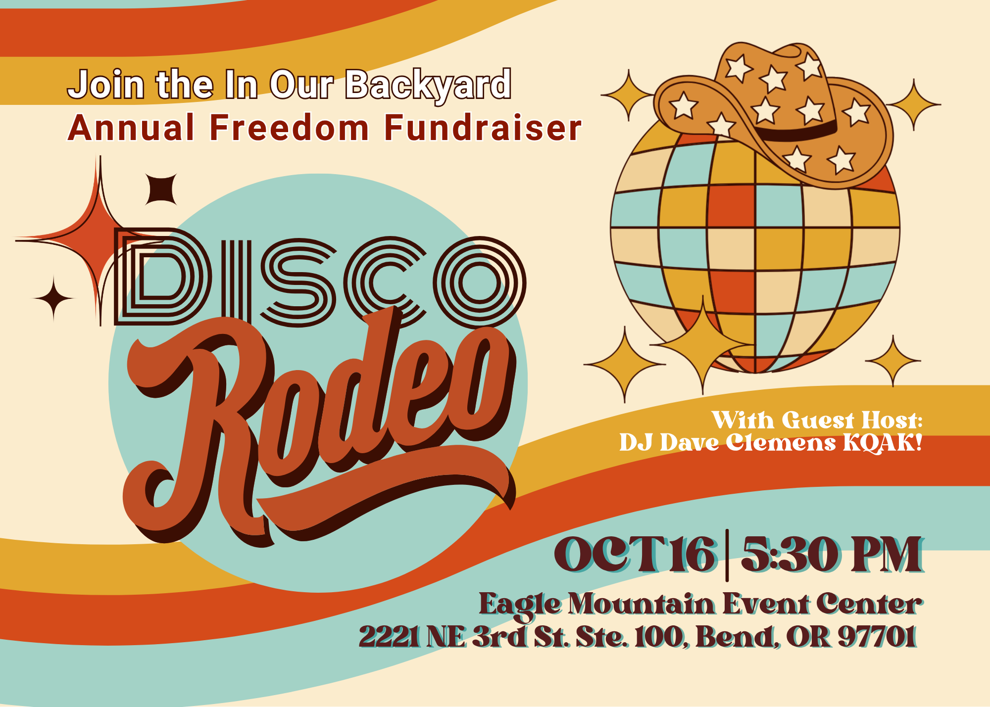 In Our Backyard’s Annual Freedom Fundraiser: Disco Rodeo