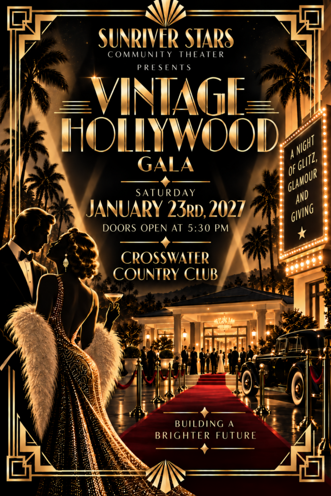 Sunirver Stars Community Theater Vintage Hollywood Gala