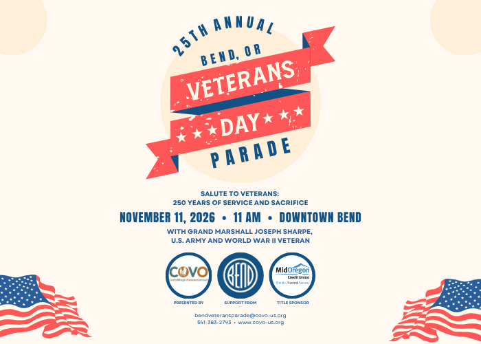 The 25th Annual Bend Veterans Day Parade
